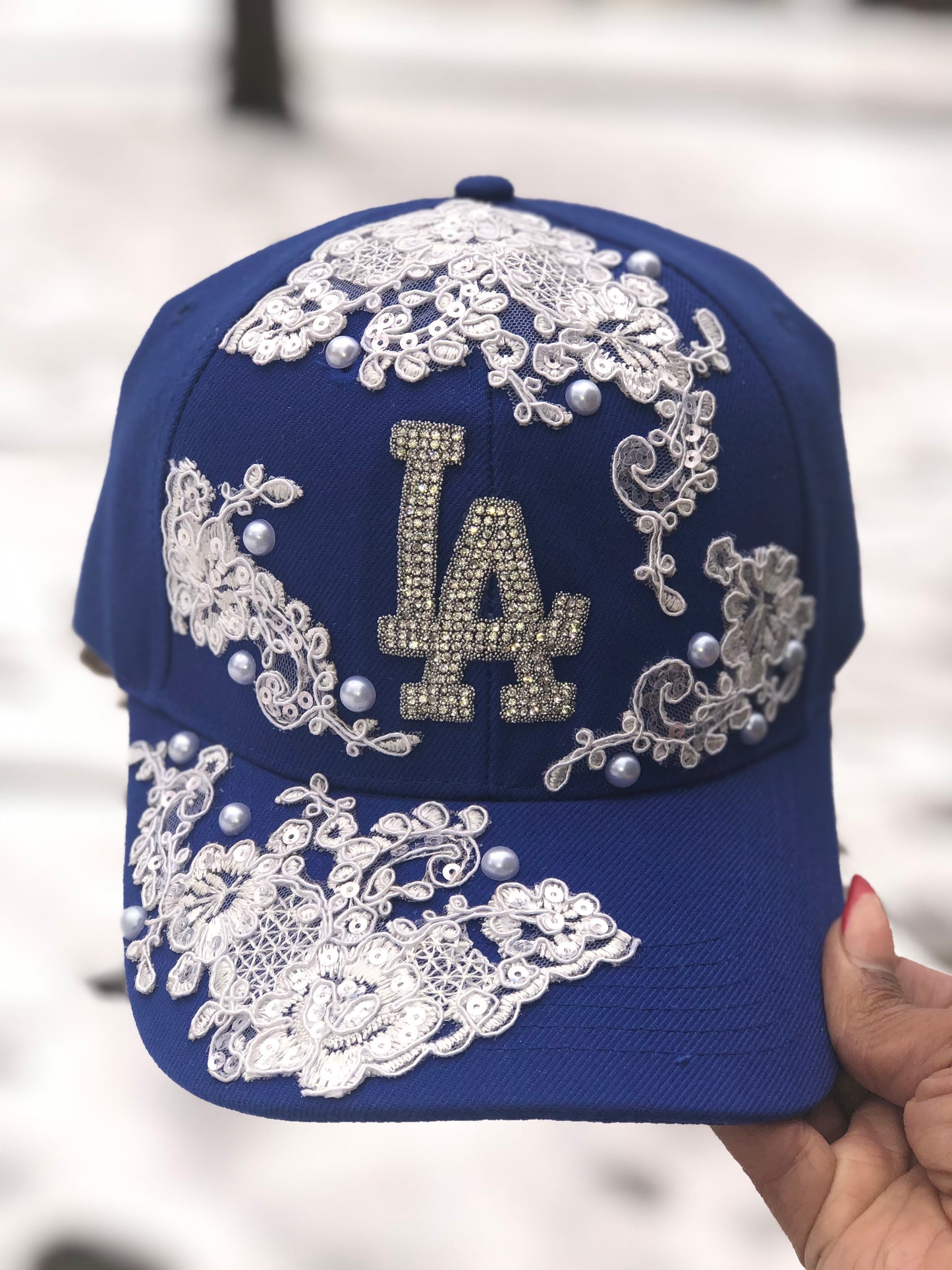 Lace & Pearls NY Hat