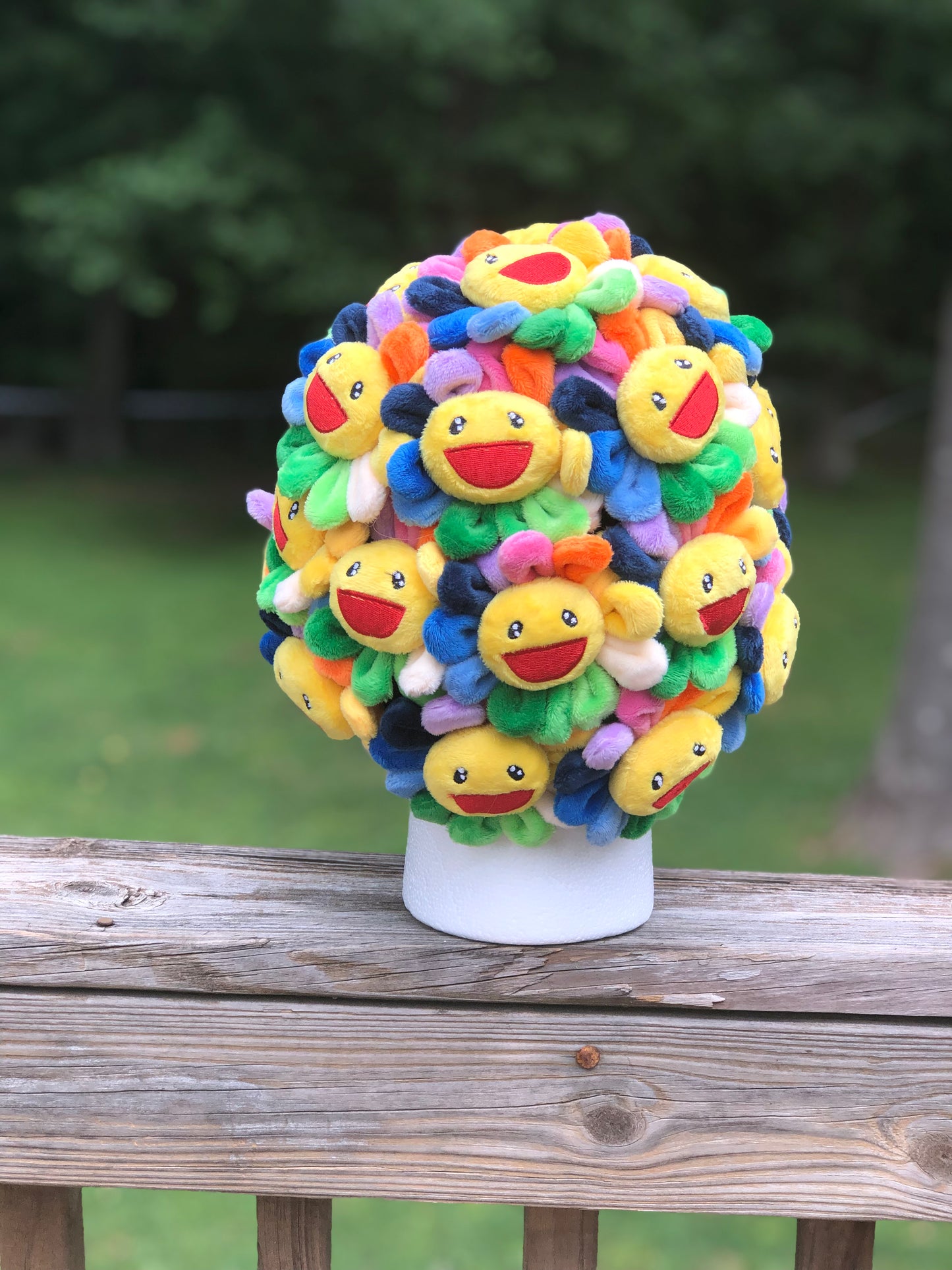 Rainbow Flower Beanie