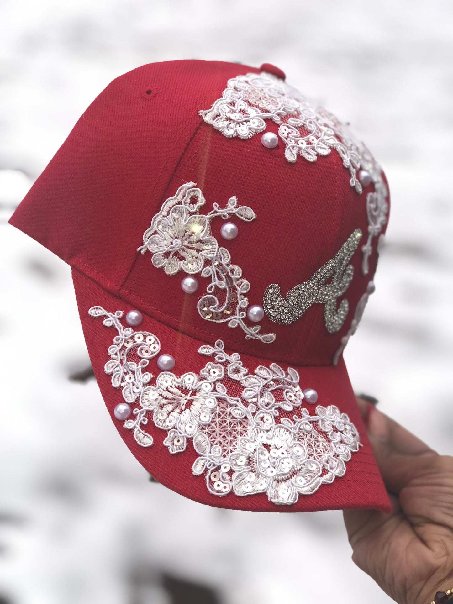 Lace & Pearls NY Hat