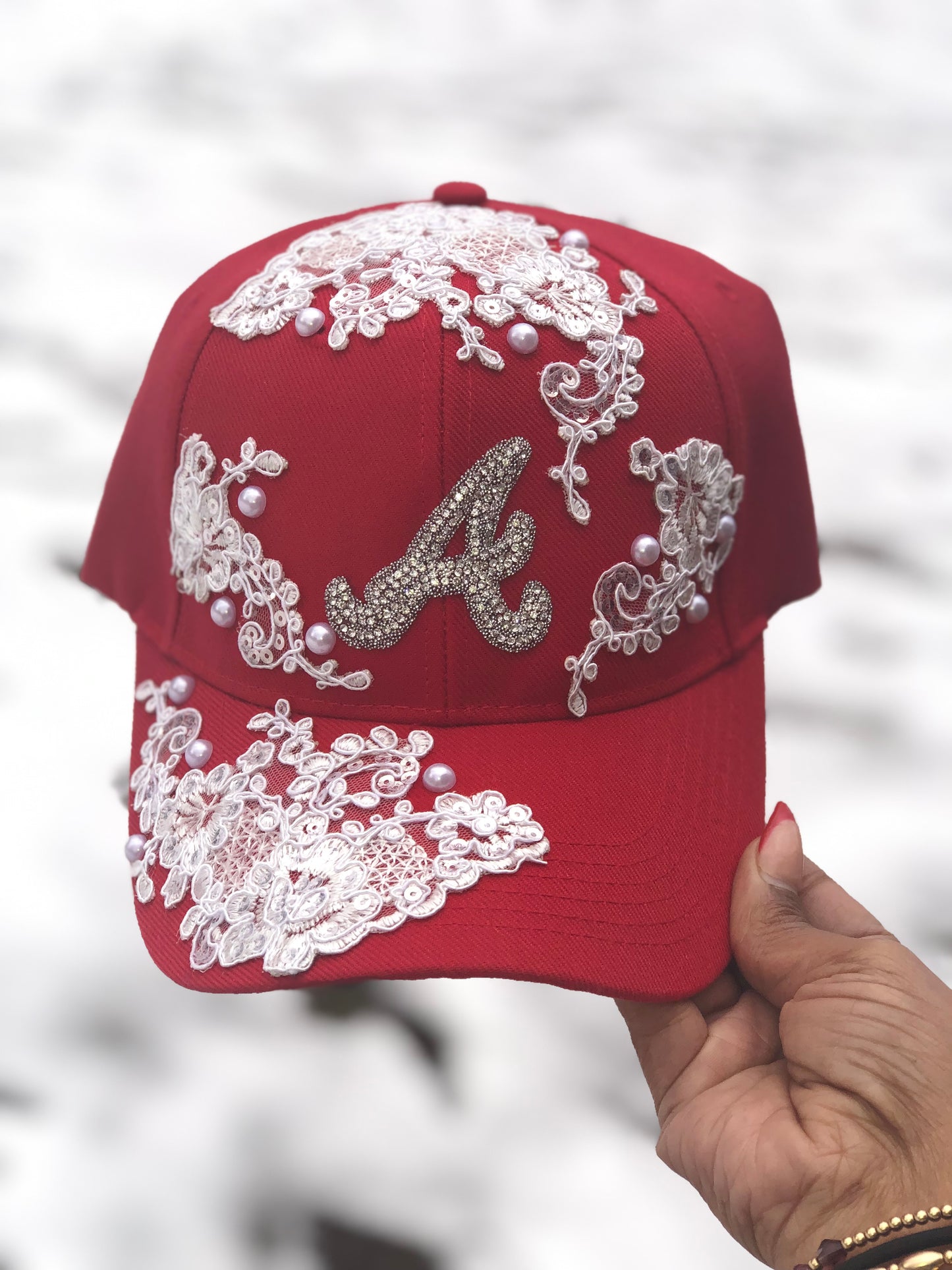 Lace & Pearls NY Hat