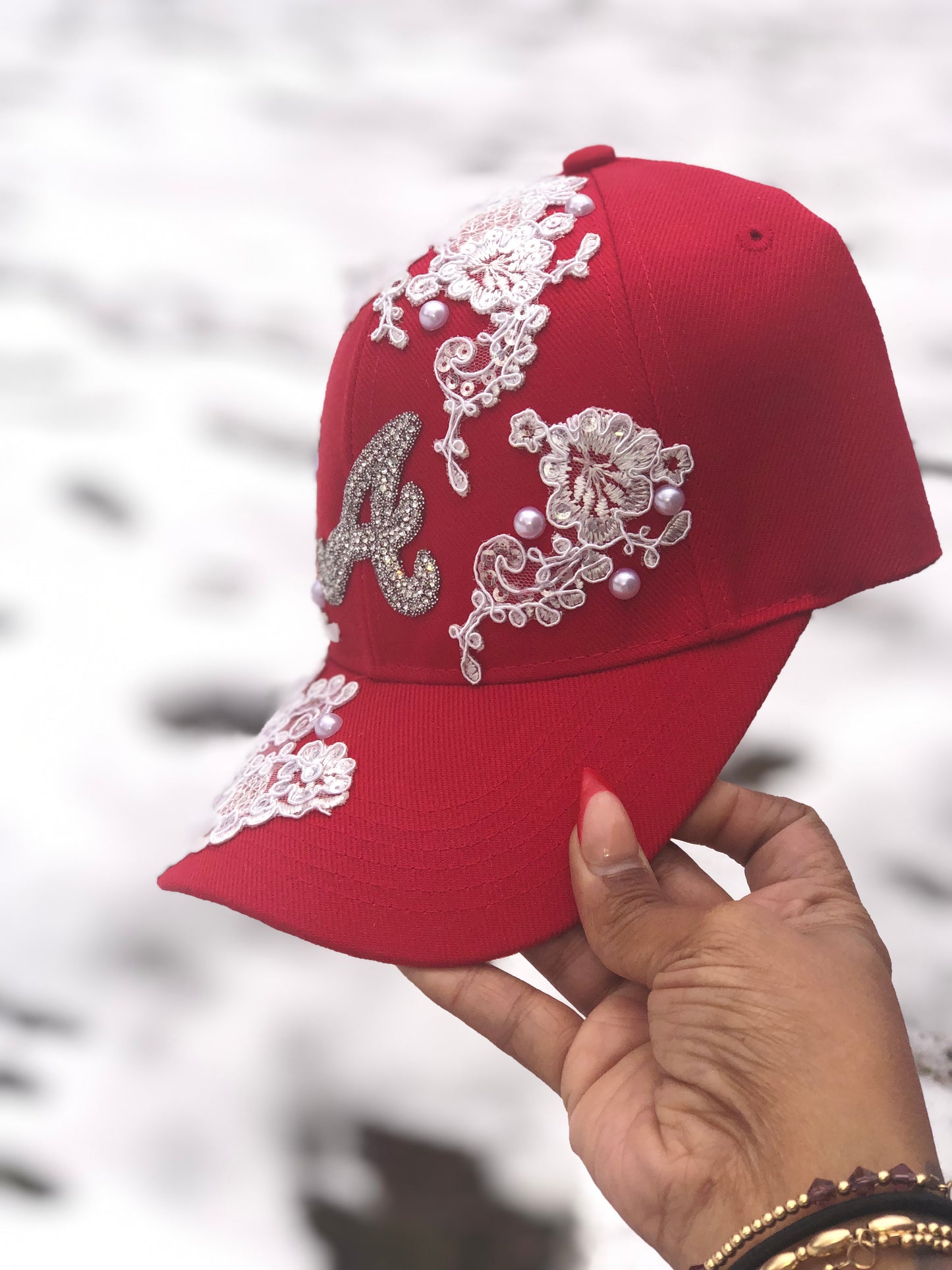 Lace & Pearls NY Hat