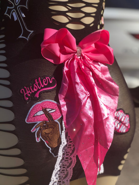 Safety Pin ROCKSTAR dress TRENDING popular Exotic club wear, club dress, video vixen, birthday dress