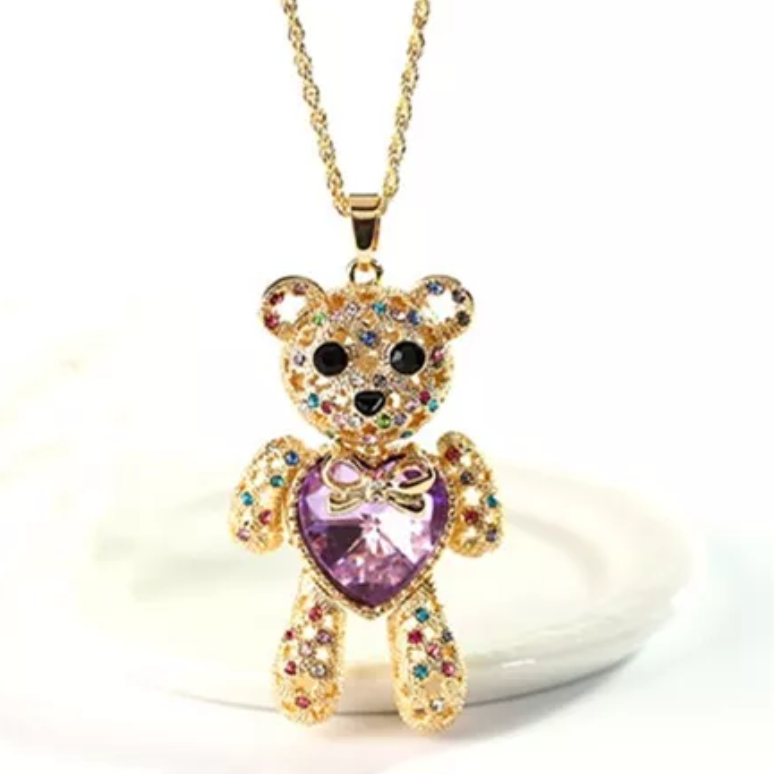 Teddy Bear Necklace