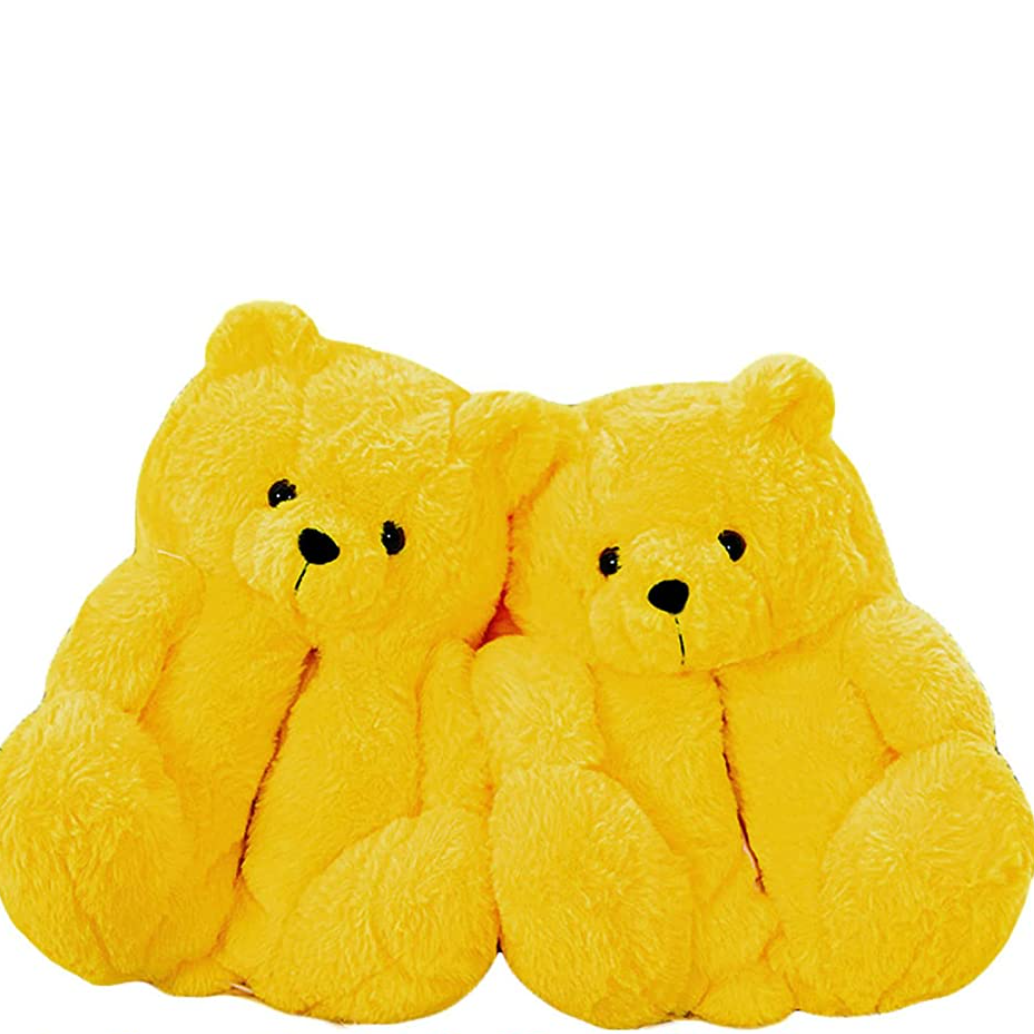 Yellow Bear Slippers